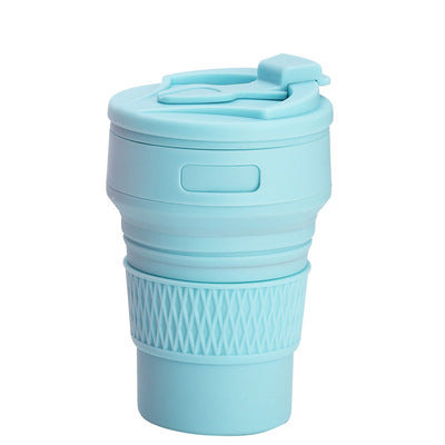 Portable Folding Silicone Cup – Telescopic Travel Coffee Cup, Lightweight & Reusable