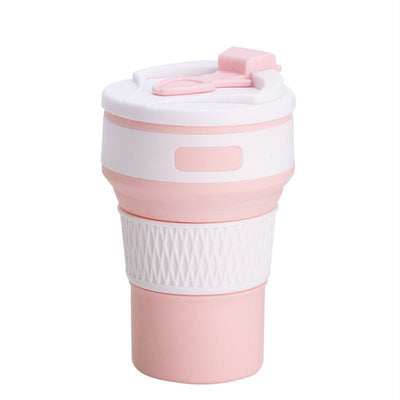 Portable Folding Silicone Cup – Telescopic Travel Coffee Cup, Lightweight & Reusable