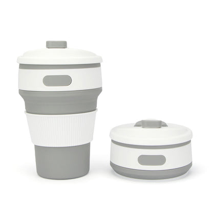 Portable Folding Silicone Cup – Telescopic Travel Coffee Cup, Lightweight & Reusable