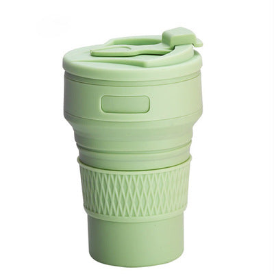 Portable Folding Silicone Cup – Telescopic Travel Coffee Cup, Lightweight & Reusable