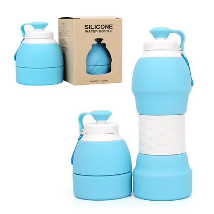 Silicone Folding Water Bottle – Portable, Lightweight, and Reusable Travel Bottle