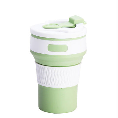 Portable Folding Silicone Cup – Telescopic Travel Coffee Cup, Lightweight & Reusable