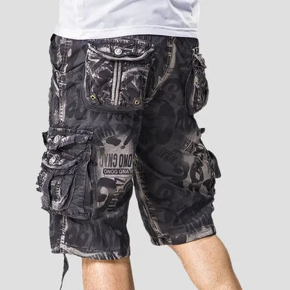 Men's Cargo Shorts – Multiple Pocket Camo Bermuda Shorts for Hiking and Daily Wear