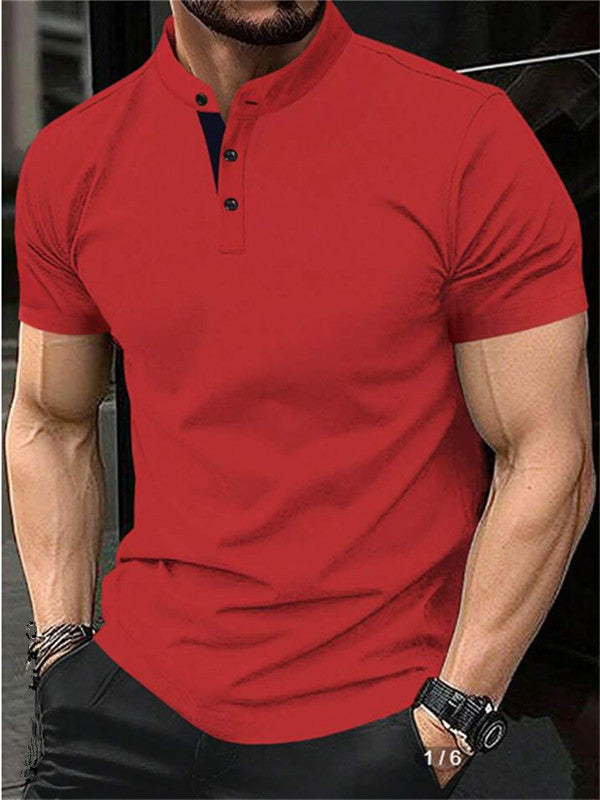 Men's Sports Polo Shirt – Zipper Pocket, Summer Casual Athletic Polo Shirts