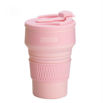 Portable Folding Silicone Cup – Telescopic Travel Coffee Cup, Lightweight & Reusable