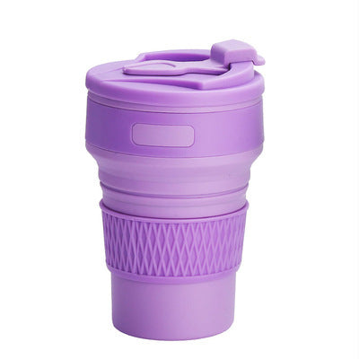 Portable Folding Silicone Cup – Telescopic Travel Coffee Cup, Lightweight & Reusable