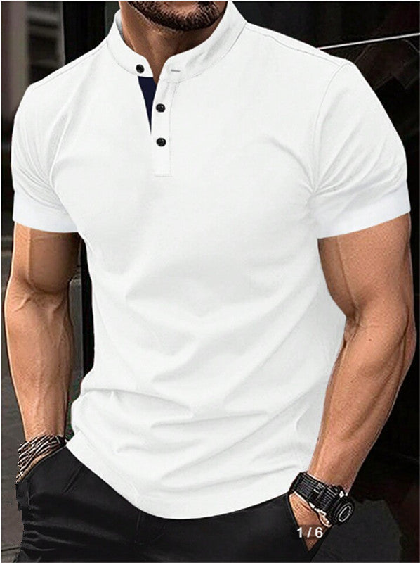 Men's Sports Polo Shirt – Zipper Pocket, Summer Casual Athletic Polo Shirts