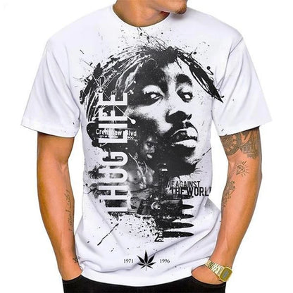 Fashionable Hip-Hop Streetwear for Men & Women, Casual Cool T-Shirt