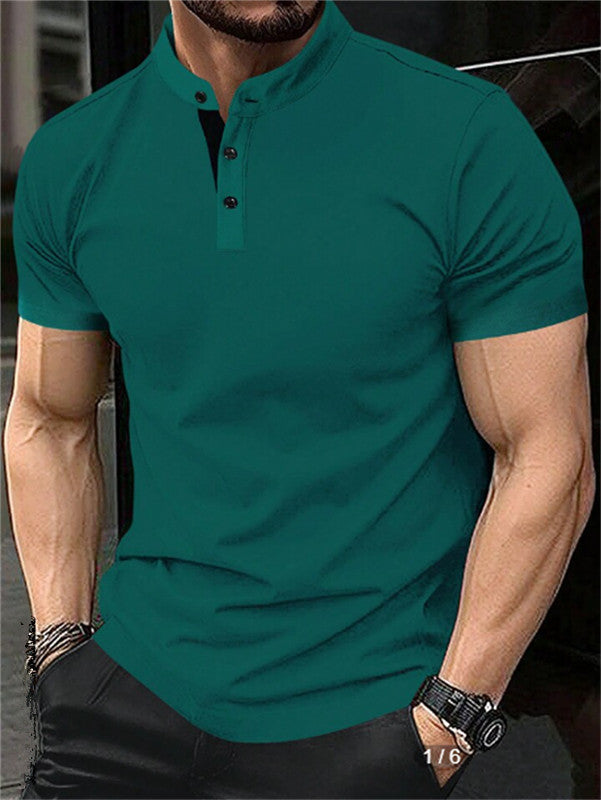 Men's Sports Polo Shirt – Zipper Pocket, Summer Casual Athletic Polo Shirts