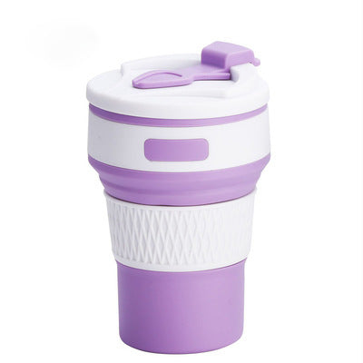 Portable Folding Silicone Cup – Telescopic Travel Coffee Cup, Lightweight & Reusable