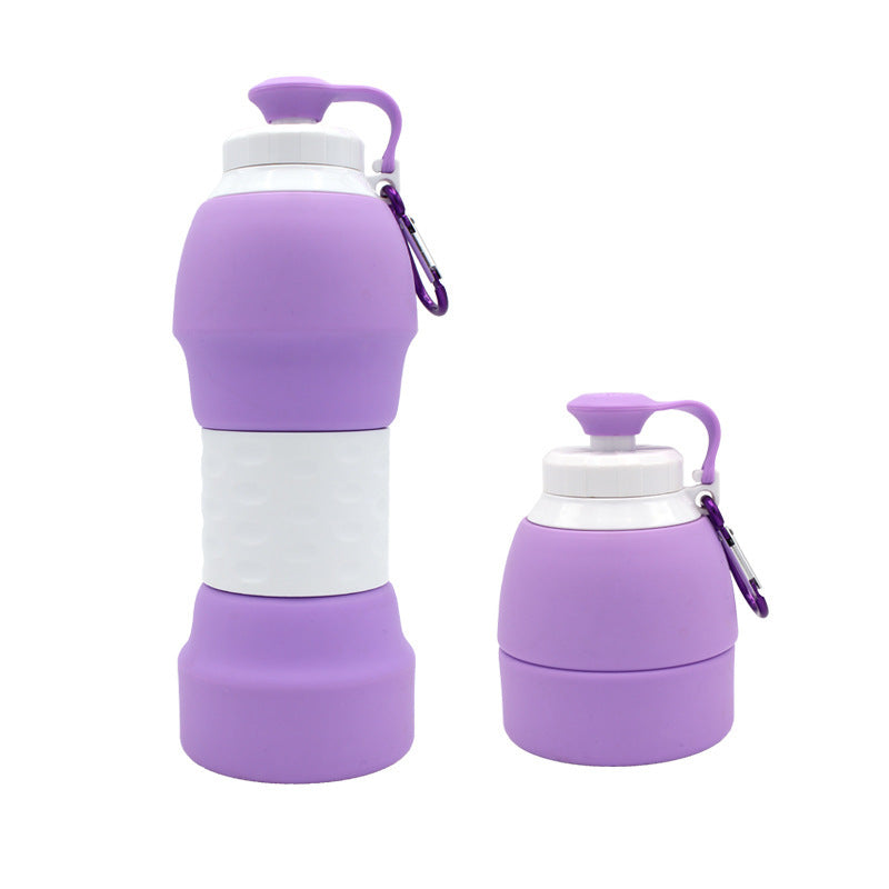 Silicone Folding Water Bottle – Portable, Lightweight, and Reusable Travel Bottle