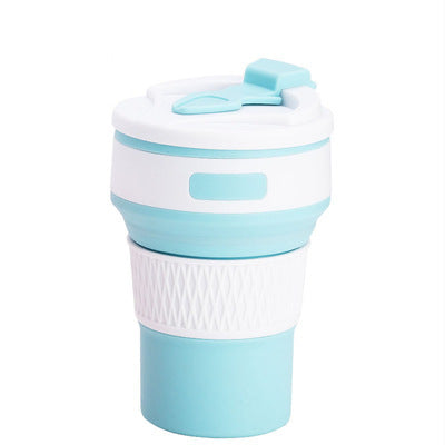 Portable Folding Silicone Cup – Telescopic Travel Coffee Cup, Lightweight & Reusable