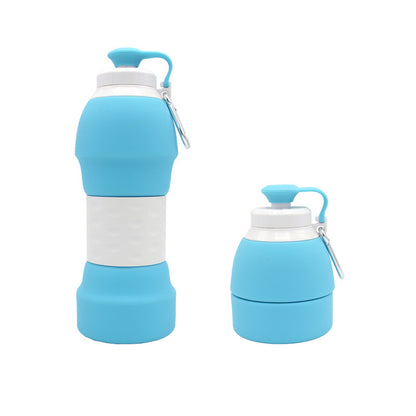 Silicone Folding Water Bottle – Portable, Lightweight, and Reusable Travel Bottle