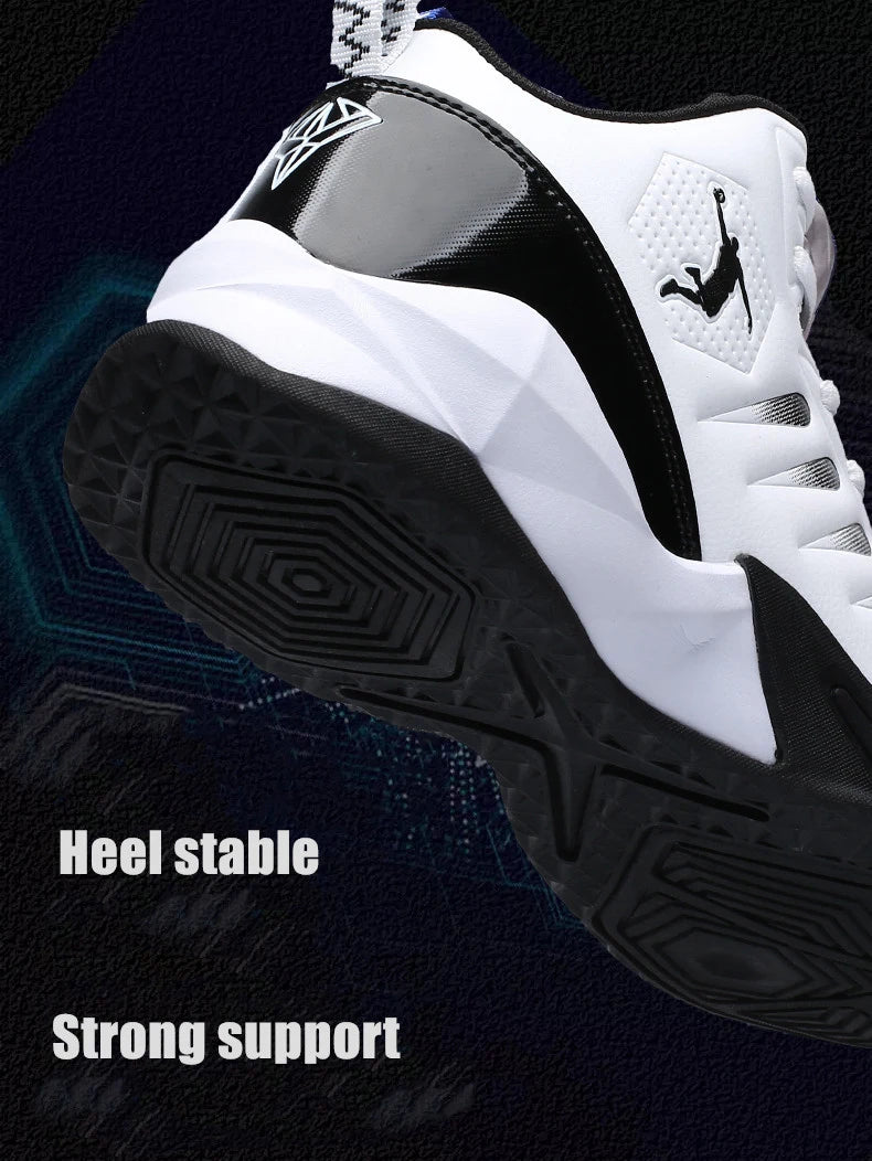 Men's Basketball Shoes – Breathable, Cushioned, Non-Slip Athletic Sneakers for Sports, Gym, and Training, Unisex Design