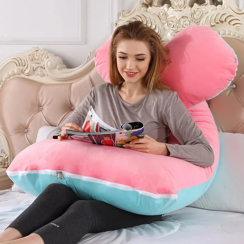 Pregnancy Pillow – Soft Maternity Support Cushion for Pregnant Women, Breastfeeding & Sleep Comfort