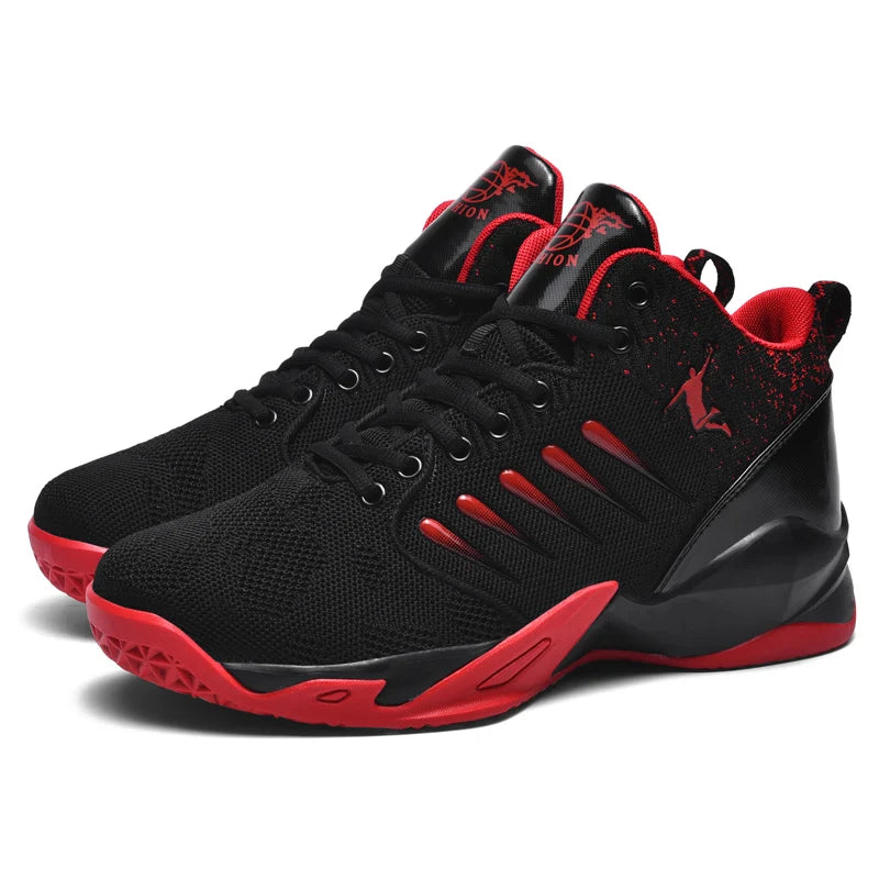 Men's Basketball Shoes – Breathable, Cushioned, Non-Slip Athletic Sneakers for Sports, Gym, and Training, Unisex Design