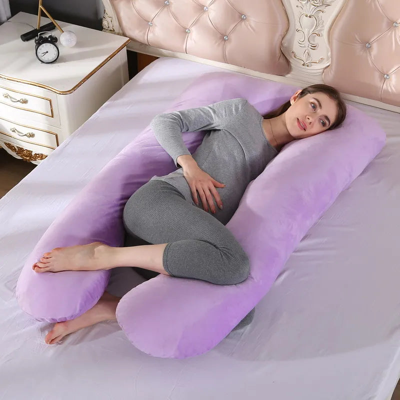 Pregnancy Pillow – Soft Maternity Support Cushion for Pregnant Women, Breastfeeding & Sleep Comfort