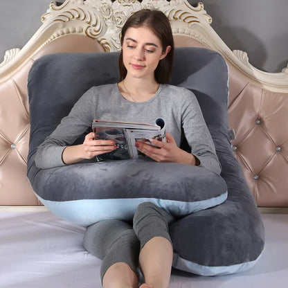 Pregnancy Pillow – Soft Maternity Support Cushion for Pregnant Women, Breastfeeding & Sleep Comfort