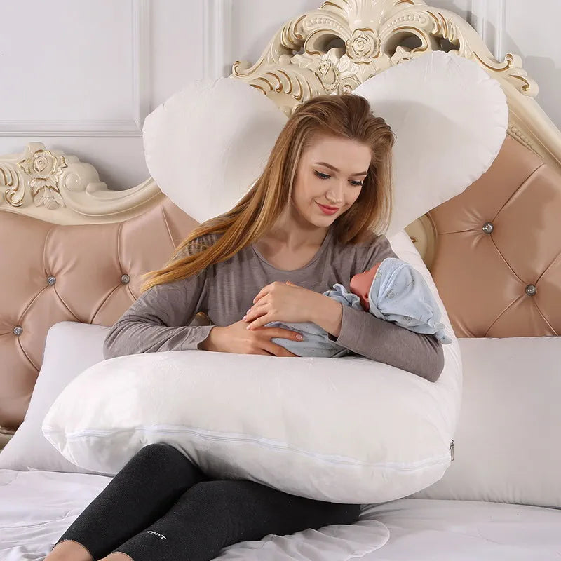 Pregnancy Pillow – Soft Maternity Support Cushion for Pregnant Women, Breastfeeding & Sleep Comfort