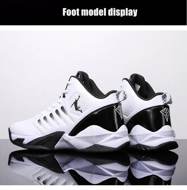 Men's Basketball Shoes – Breathable, Cushioned, Non-Slip Athletic Sneakers for Sports, Gym, and Training, Unisex Design