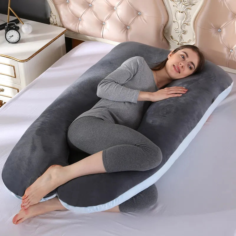 Pregnancy Pillow – Soft Maternity Support Cushion for Pregnant Women, Breastfeeding & Sleep Comfort