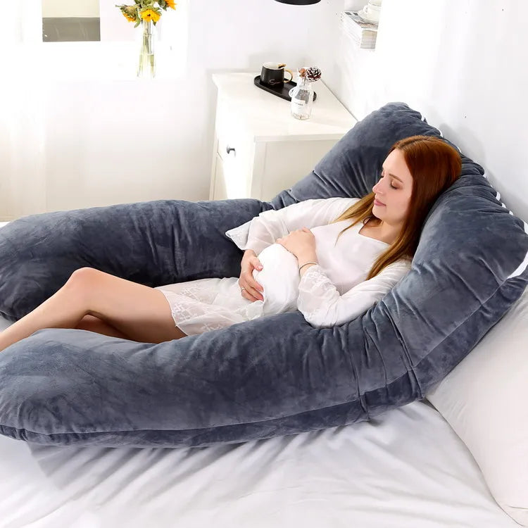 Pregnancy Pillow – Soft Maternity Support Cushion for Pregnant Women, Breastfeeding & Sleep Comfort