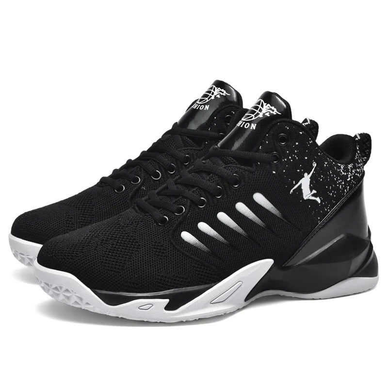 Men's Basketball Shoes – Breathable, Cushioned, Non-Slip Athletic Sneakers for Sports, Gym, and Training, Unisex Design