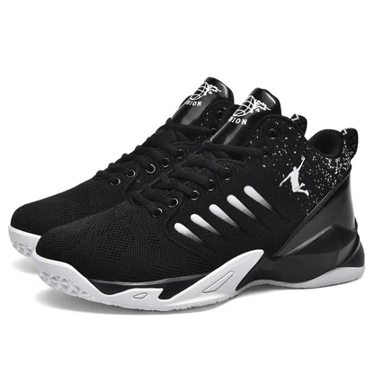 Men's Basketball Shoes – Breathable, Cushioned, Non-Slip Athletic Sneakers for Sports, Gym, and Training, Unisex Design