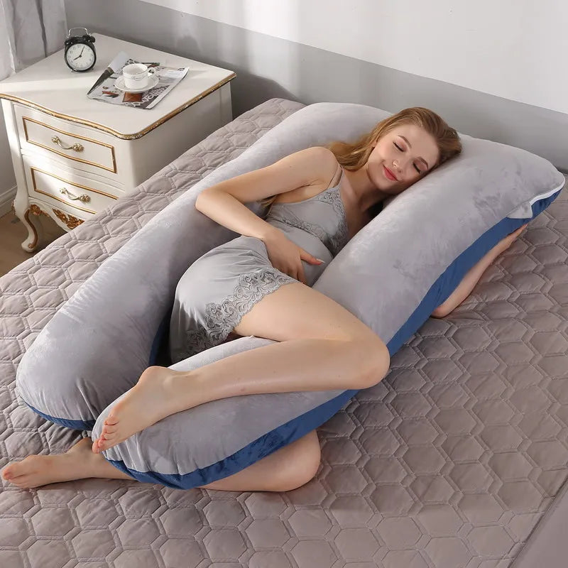 Pregnancy Pillow – Soft Maternity Support Cushion for Pregnant Women, Breastfeeding & Sleep Comfort