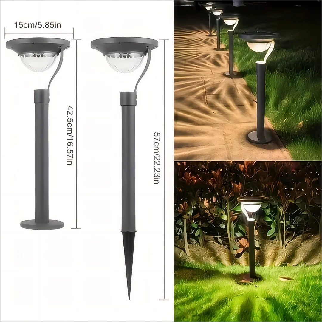 Super Bright Solar Lawn Lamp – Energy-Saving Waterproof LED Garden Light for Household, Villa & Courtyard