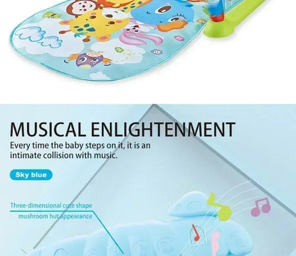 Baby Music Pedal Piano Play Mat – Newborn & Toddler Toy, 0-1 Years, Perfect Christmas Gift & Maternity Product