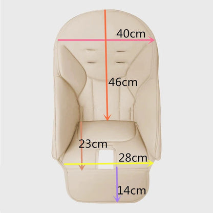 Baby Stroller & Dining Chair Leather Cushion – PU Composite Sponge Seat Cover for Baby Chairs, Accessories & Protection