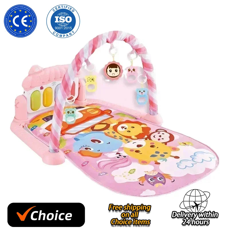 Baby Music Pedal Piano Play Mat – Newborn & Toddler Toy, 0-1 Years, Perfect Christmas Gift & Maternity Product