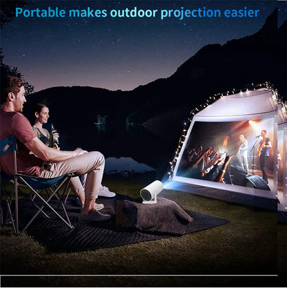 4K Portable Android LED Home Theater, 1280x720P Mini Protector for Movies & Phone