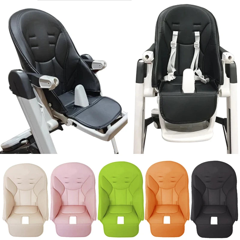 Baby Stroller & Dining Chair Leather Cushion – PU Composite Sponge Seat Cover for Baby Chairs, Accessories & Protection