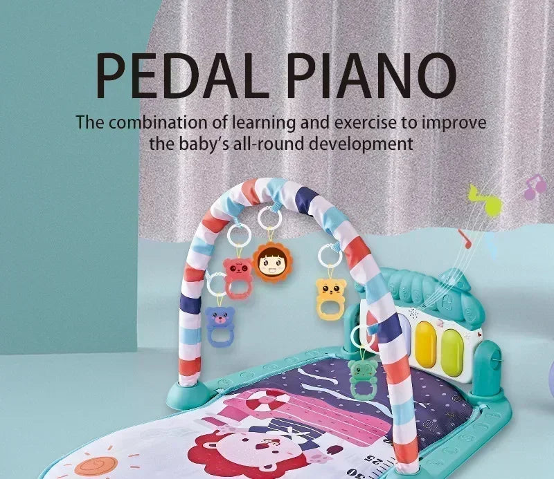 Baby Music Pedal Piano Play Mat – Newborn & Toddler Toy, 0-1 Years, Perfect Christmas Gift & Maternity Product