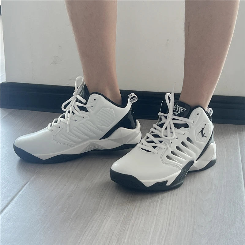 Men's Basketball Shoes – Breathable, Cushioned, Non-Slip Athletic Sneakers for Sports, Gym, and Training, Unisex Design