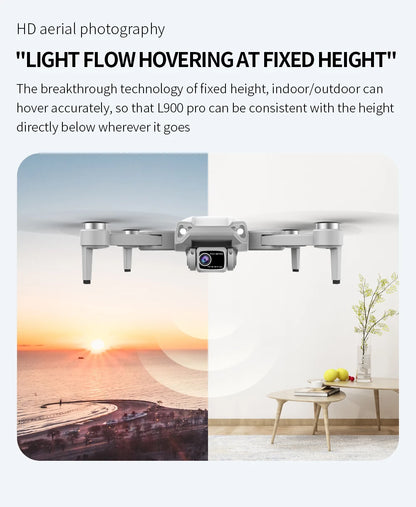 L900 Pro SE GPS Drone – 4K HD Camera, 5G WIFI FPV Quadcopter with Brushless Motor, RC Mini Drone for Kids & Professionals