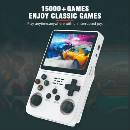 Retro Handheld Video Game Console – Linux System, 3.5 Inch IPS Screen, Portable Pocket Video Player with 128GB Games, Perfect Gift