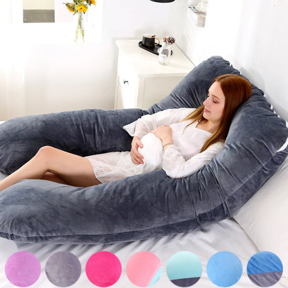 Pregnancy Pillow – Soft Maternity Support Cushion for Pregnant Women, Breastfeeding & Sleep Comfort