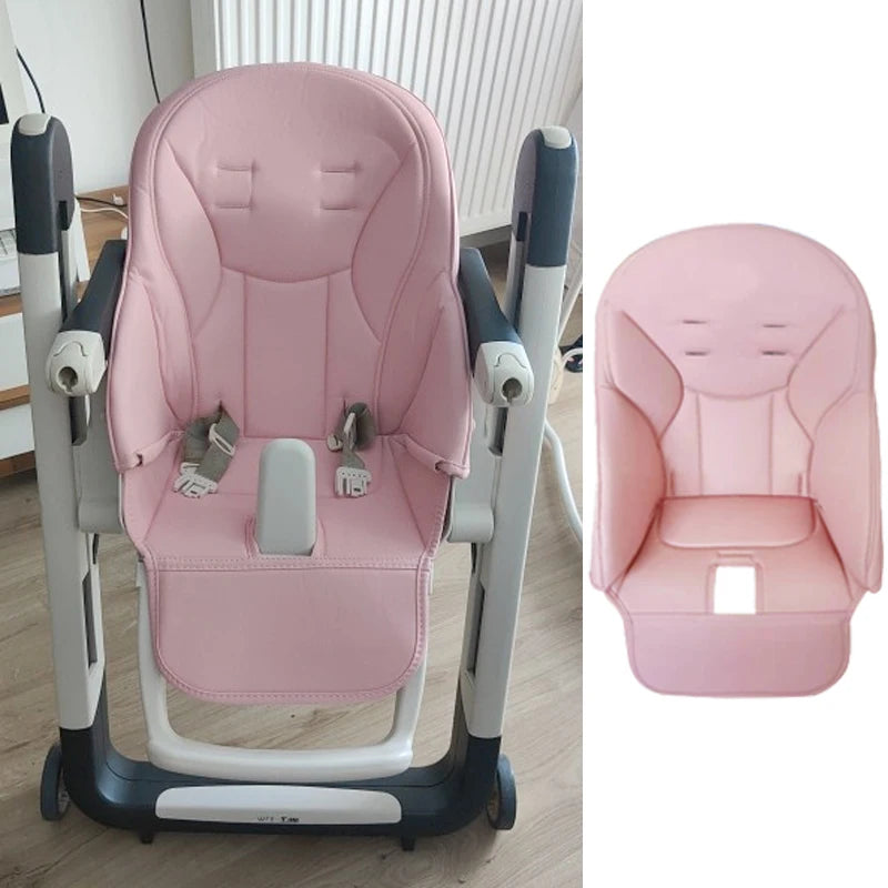 Baby Stroller & Dining Chair Leather Cushion – PU Composite Sponge Seat Cover for Baby Chairs, Accessories & Protection