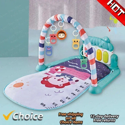 Baby Music Pedal Piano Play Mat – Newborn & Toddler Toy, 0-1 Years, Perfect Christmas Gift & Maternity Product