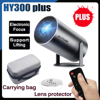 4K Portable Android LED Home Theater, 1280x720P Mini Protector for Movies & Phone