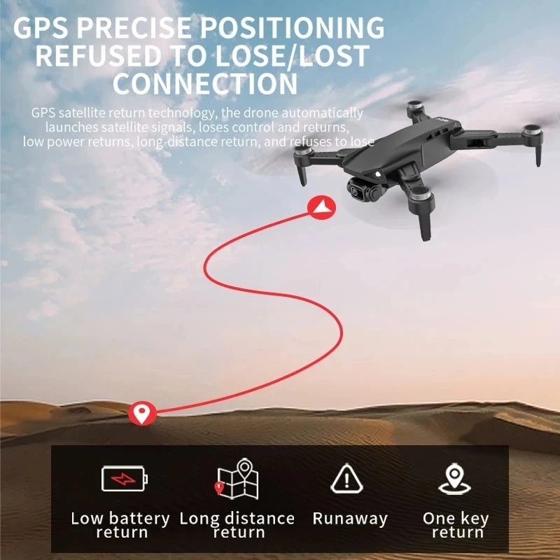 L900 Pro SE GPS Drone – 4K HD Camera, 5G WIFI FPV Quadcopter with Brushless Motor, RC Mini Drone for Kids & Professionals