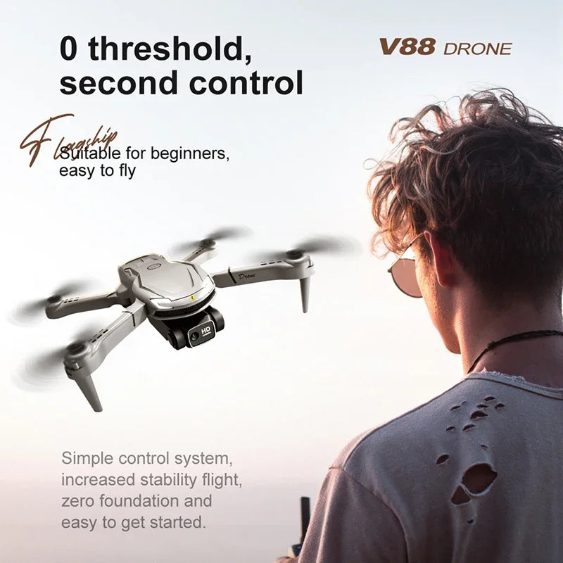 Xiaomi V88 Drone – 8K/4K High-Definition Camera, Anti-Shake, Dual Camera, Intelligent Obstacle Avoidance, 15,000M Range