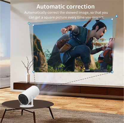 4K Portable Android LED Home Theater, 1280x720P Mini Protector for Movies & Phone