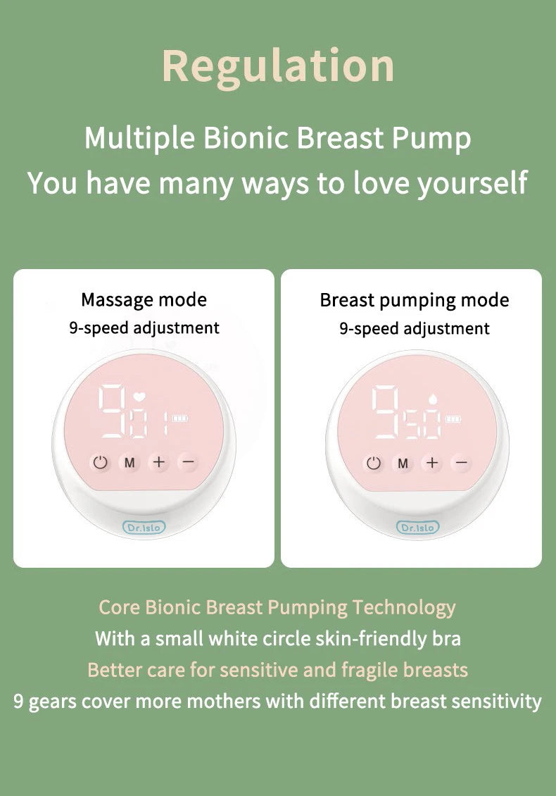 Electric Breast Pump – Intelligent High Suction, Portable, Painless, and Silent for Postpartum Breastfeeding