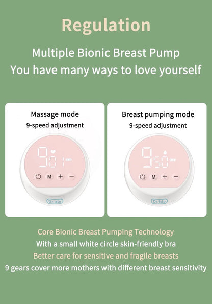 Electric Breast Pump – Intelligent High Suction, Portable, Painless, and Silent for Postpartum Breastfeeding