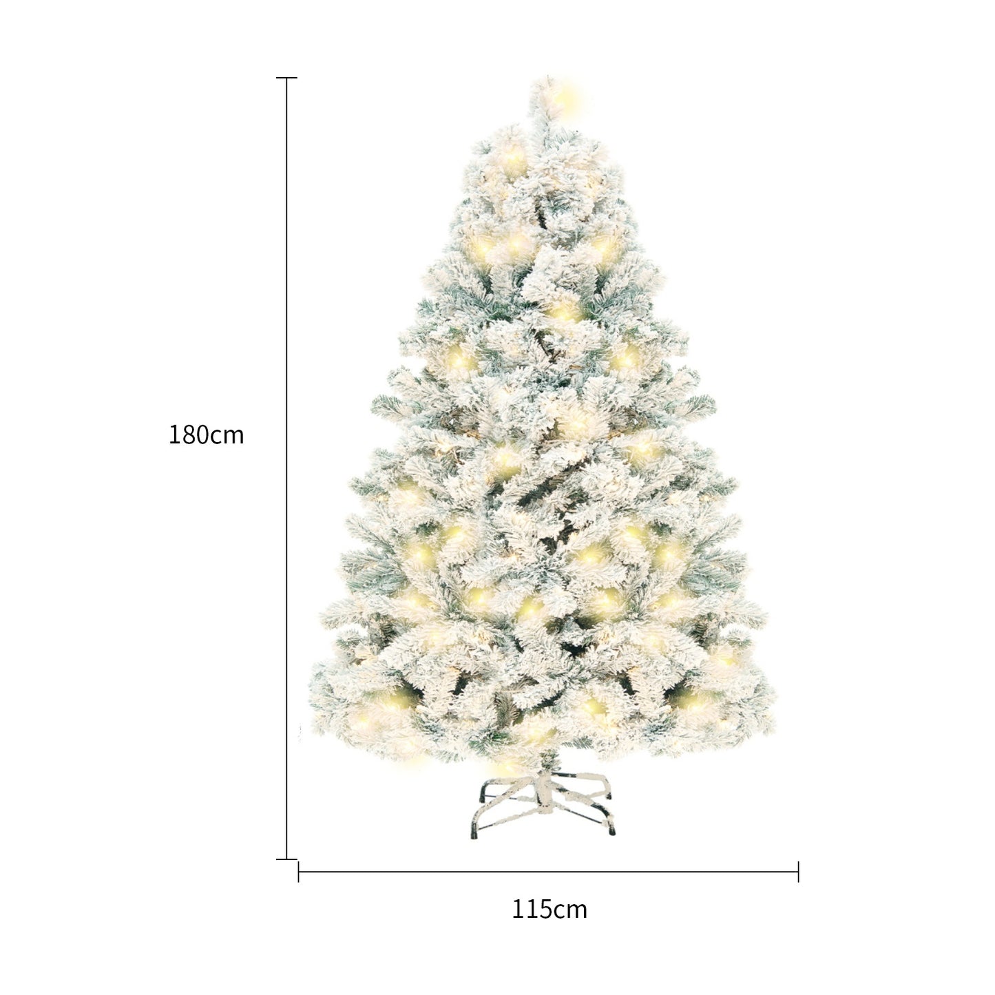 Discounted Artificial PVC Snow Christmas Tree – Mall Window Decoration Cedar Tree for Christmas Supplies