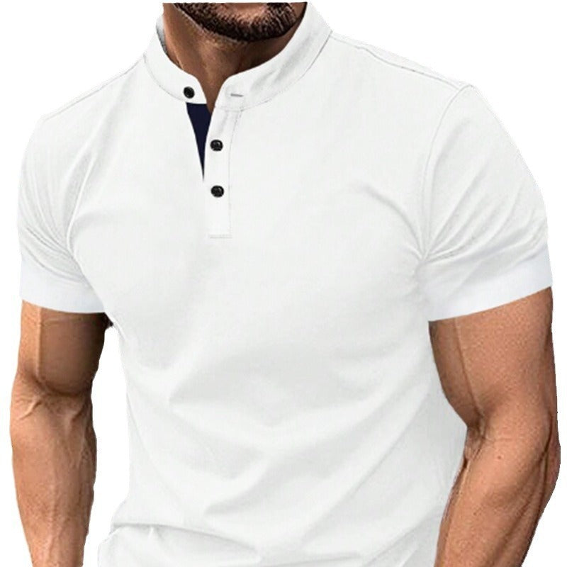 Men's Sports Polo Shirt – Zipper Pocket, Summer Casual Athletic Polo Shirts